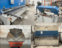 Sheet metal Fabrication Machinery in 2 locations