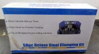 58 Pc Steel Clamping Kit Unused