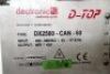 7 OFF DEUTRONIC DX2500-CAN-60 D-TOP POWER SUPPLY, INPUT 400-500VAC/4A/47-63Hz, OUTPUT 60V/42A for spares/repair - 3