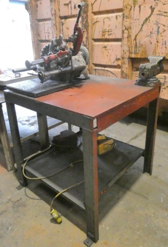 Rigid 300 Pipe Threader on Bench