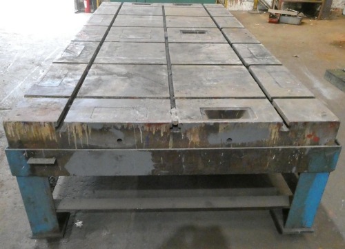 Heavy Duty T Slot Steel table.
