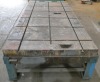 Heavy Duty T Slot Steel table. - 2
