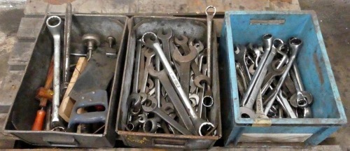 Assorted Spanners and Hand Tools.