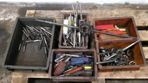 Assorted Taps and Dies.