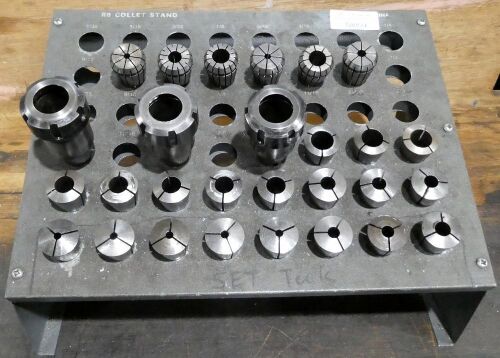 R8 Collet Chucks with Collets and Expanding Collets.