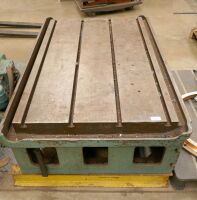 T Slotted Cast Iron Box Table