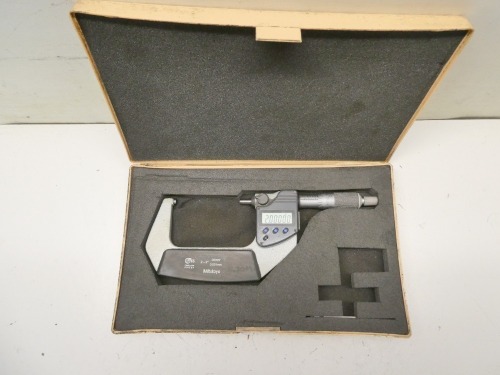Mitutoyo Digital External Micrometer.