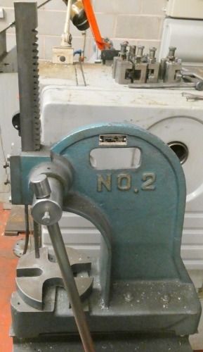 N0 2 Broaching Press on Stand.