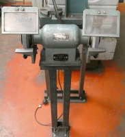 9" Double Ended Grinder on Stand.