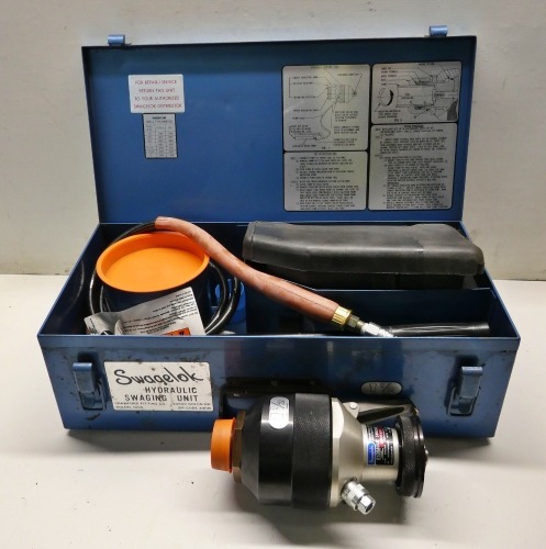 Swagelok Hydraulic Swaging Unit.