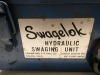 Swagelok Hydraulic Swaging Unit. - 2