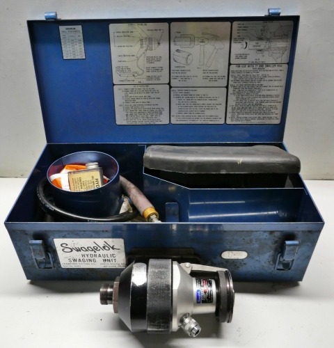 Swagelok Hydraulic Swaging Unit.