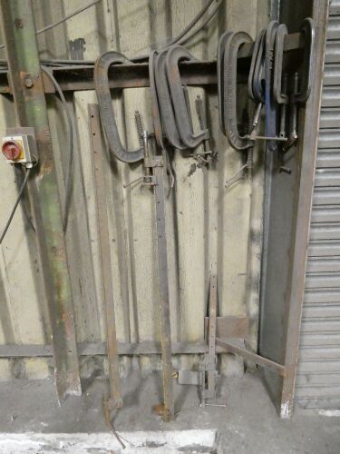 Selection of G Clamps and Sash Clamps.
