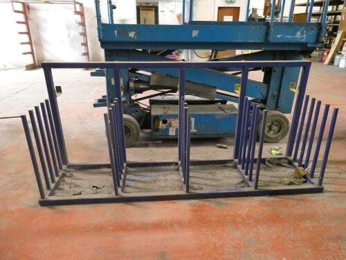 Metal Sheet Rack.