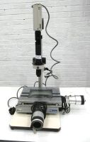 Nikon Toolmaker's Measuring Microscope with JVC TK-C1381 Color Video Camera.