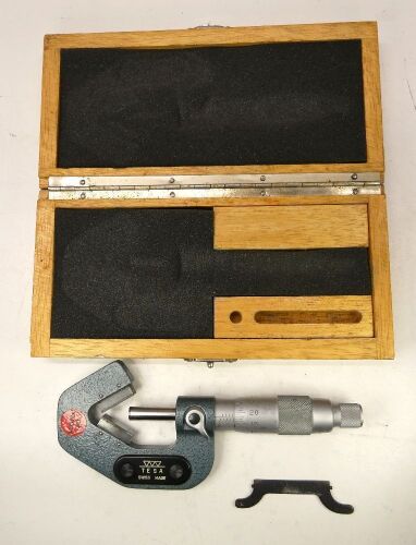 Tesa V-Anvil Micrometer.