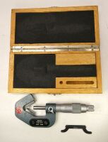 Tesa V-Anvil Micrometer.