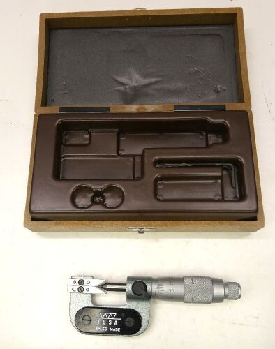 Tesa V-Anvil Micrometer.