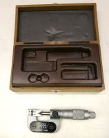 Tesa V-Anvil Micrometer.