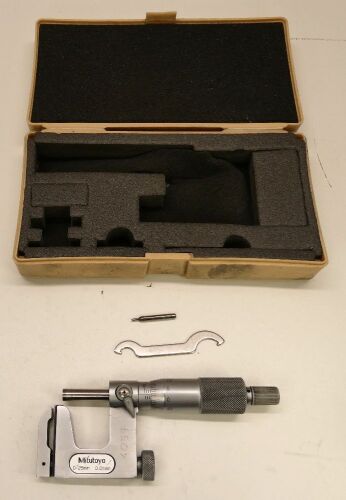 Mitutoyo Interchangeable Anvil Micrometer.