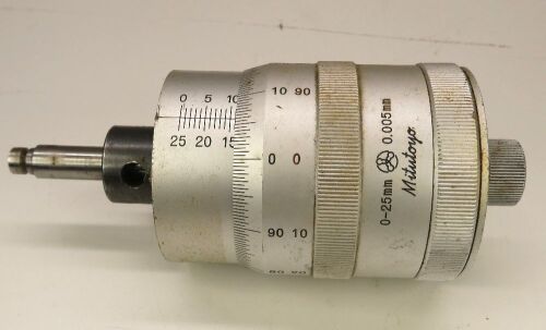 Mitutoyo 0-25mm Micrometer Head.