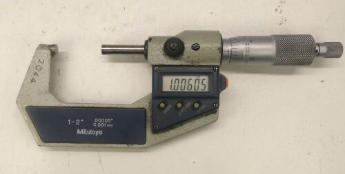Mitutoyo External Digital Micrometer.
