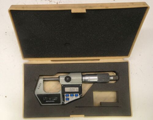 Mitutoyo External Digital Micrometer.