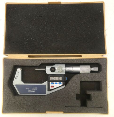 Mitutoyo External Digital Micrometer.