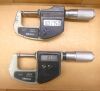 Pair of Mitutoyo External Digital Micrometers.