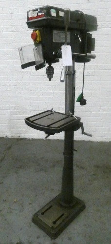 Clarke Metal Worker Floor-Standing Pillar Drill.