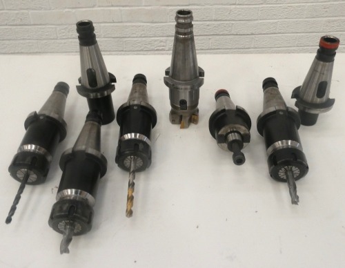 8 Off BT40 Tooling.