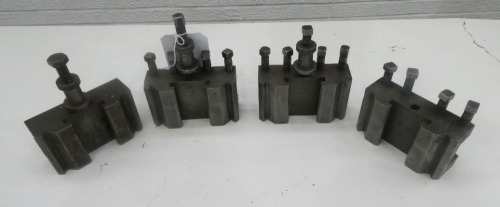 4 off Assorted Quick-Change Tool Holders.