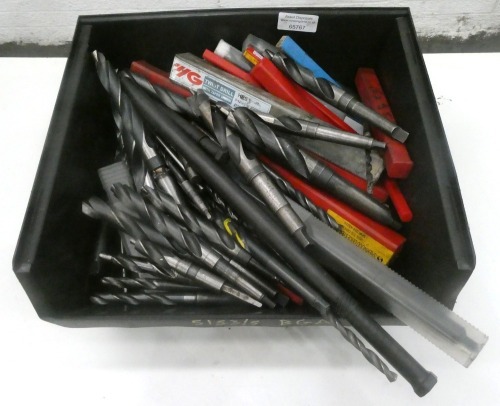 Box of Various Tapered Drills.