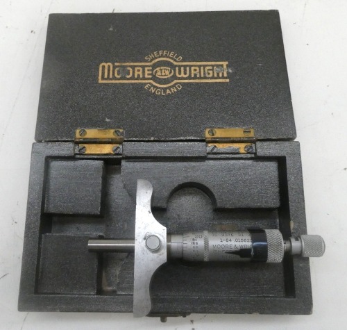 Moore & Wright Depth Gauge Micrometer.