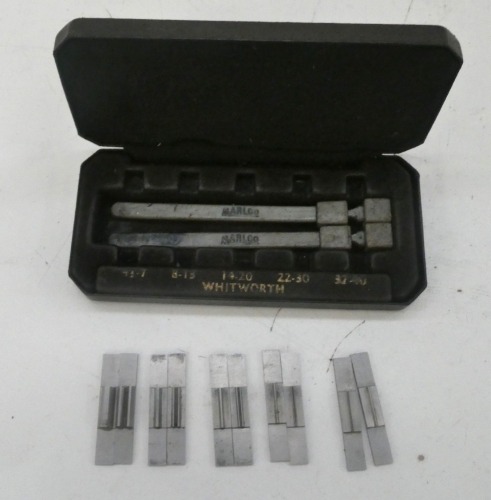 Whitworth Thread Pitch Gauge Blades.