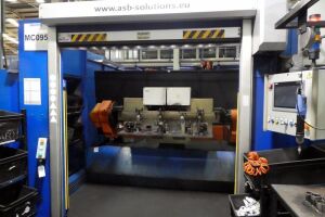 ABB IRB 6640 Skid Mounted Spot Welding Robot Cell