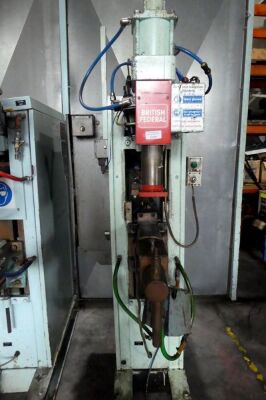 British Federal 75KVA Pedestal Resistance Welder