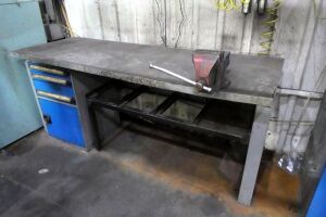 Engineers Bench With Storage And Vice