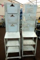 Mobile Work Boards With Shelves