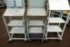 Mobile Work Boards With Shelves - 2