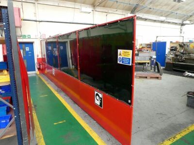 Welding Screens 8 Off 1800mm x 2000mm