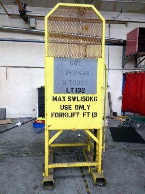 Forklift Man Up Cage