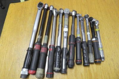 Various Makes And Sizes Of Torque Wrench's