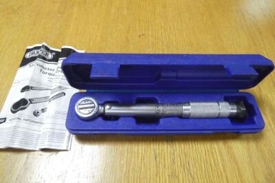Draper Micrometer Adjustment 0-80NM Torque Wrench