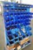 Double Sided Tote Bin Rack And Contents