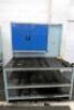 Mobile Steel Bench With Tool Cabinet