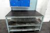 Mobile Steel Bench With Tool Cabinet - 2