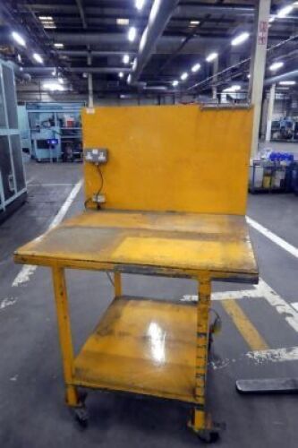 Mobile Steel Table