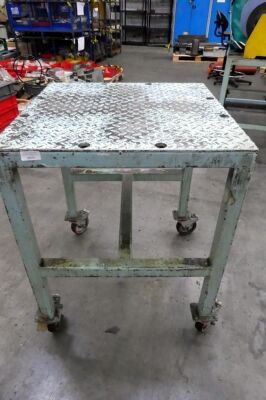 Steel Mobile Table