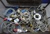 Stillage Of Assorted Electrical Extension Leads